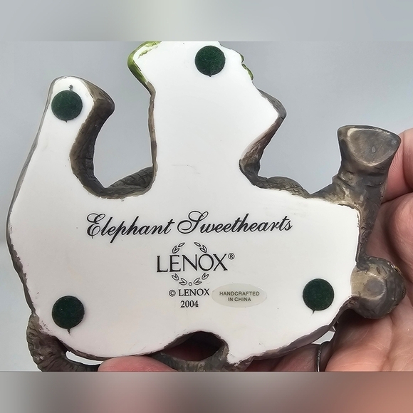 ***$OLD***LENOX 2004 ELEPHANT SWEETHEARTS FIGURINE - Picture 10 of 12